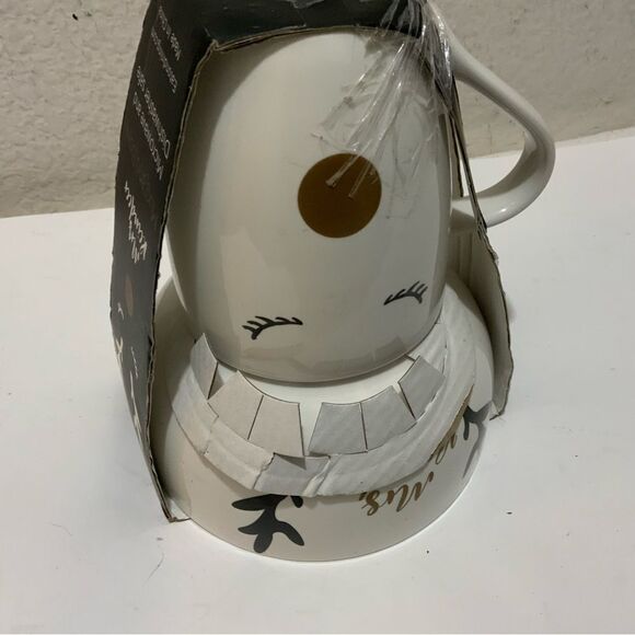 Eaton Fine Dining 2 Piece Christmas Mrs Reindeer Bowl & Mug Set New in Original - Picture 7 of 8